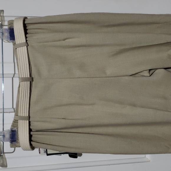 NWT Vintage Linen Blend Slacks Pants - Picture 4 of 4